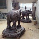 鑄銅噴水大象雕塑公司