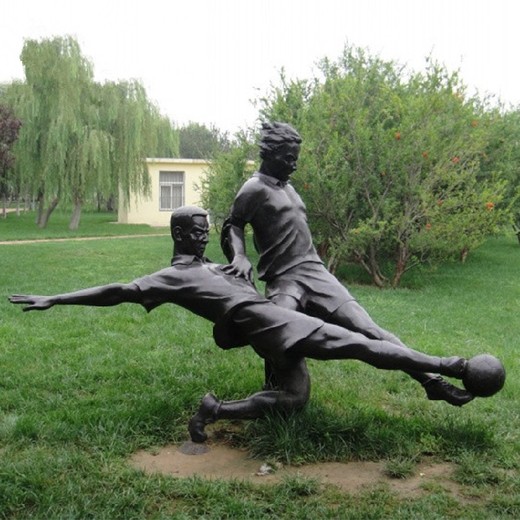 抽象玻璃鋼運動人物雕塑價格