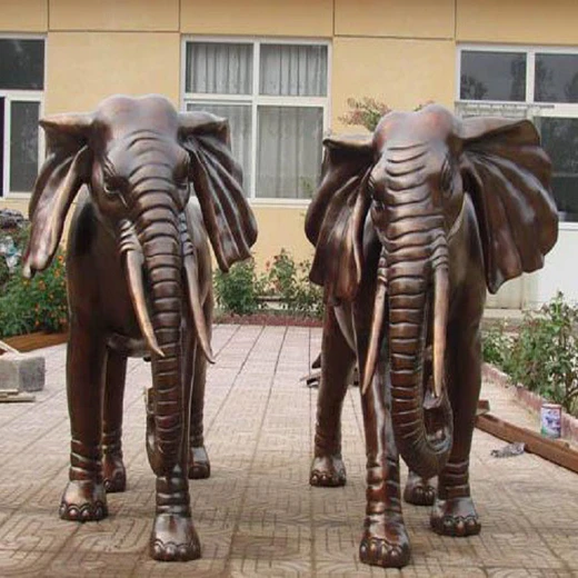 鑄造廠家大象銅雕