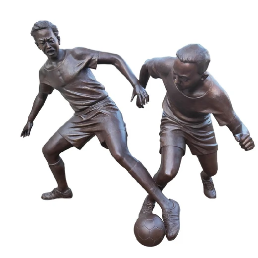 公園鑄銅運動人物雕塑定做廠家