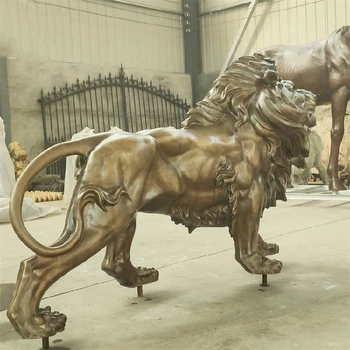 銅雕匯豐獅子制作