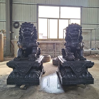 大型鑄銅獅子雕塑加工廠家