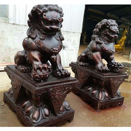 鑄銅獅子雕塑制作廠家