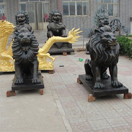 門口銅雕匯豐獅子多少錢