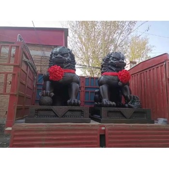 門口銅雕獅子定制廠家