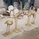 公園仙鶴銅雕塑造價