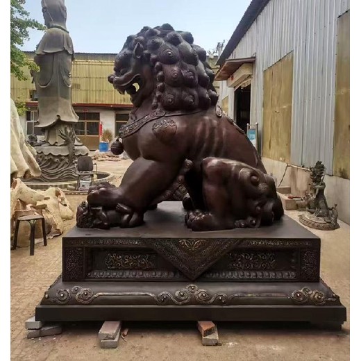 河北鑄銅獅子雕塑加工
