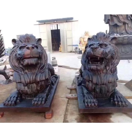河北雄獅銅雕塑鑄造
