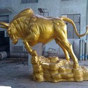 地產(chǎn)景觀銅雕華爾街牛定做