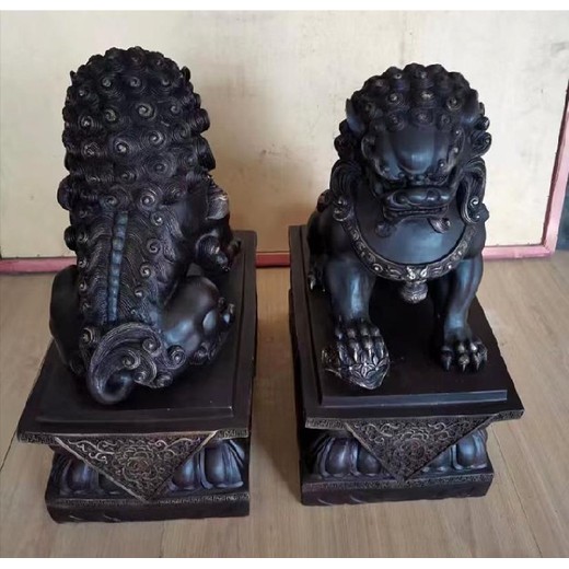 唐縣銅雕匯豐獅子制作