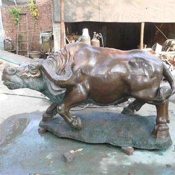 公園鑄銅牛雕塑工廠