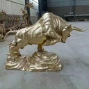 廣場(chǎng)銅雕牛鑄造廠家