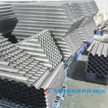 不銹鋼斜管窩斜管填料不銹鋼管斜口切法