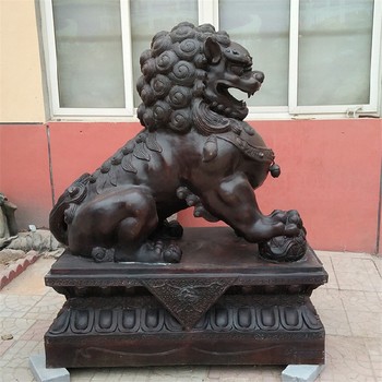 大型銅雕匯豐獅子加工