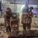 景區(qū)少數民族主題銅雕塑制作廠家