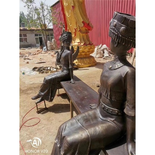 鑄銅少數(shù)民族人物雕塑制作