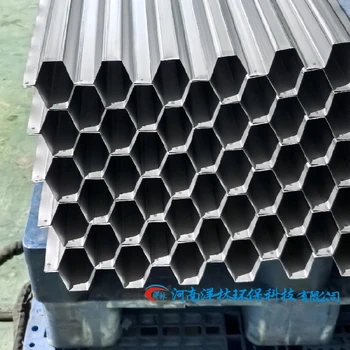 不銹鋼斜管窩斜管填料不銹鋼管斜口切法