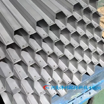 斜管填料管式斜管填料不銹鋼管斜口切法