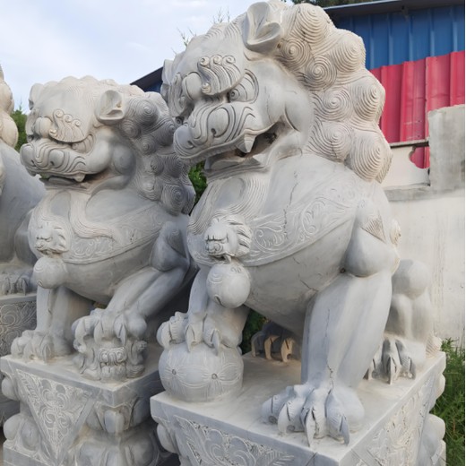 遼寧寺廟石雕獅子批發(fā)價(jià)格,石獅子