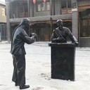 城市玻璃鋼民俗人物雕塑鑄造廠家