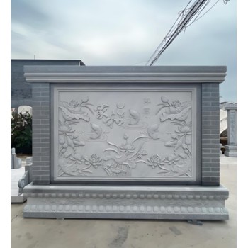 天門石雕影壁墻供應(yīng)價格,石雕浮雕墻廠家
