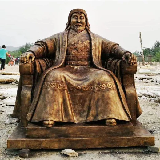 廣場少數(shù)民族銅像鑄造