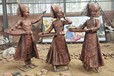 公園鑄銅少數民族人物雕塑鑄造廠家