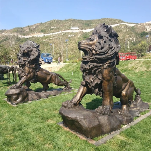 多少錢一對銅雕匯豐獅子