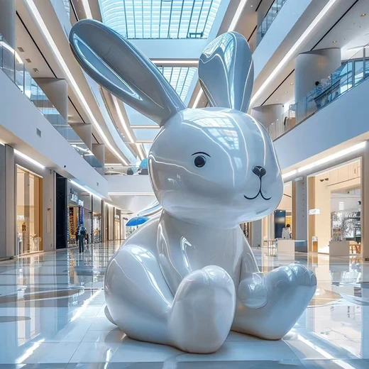 南充卡通動物雕塑,動物雕像擺件廠家制作