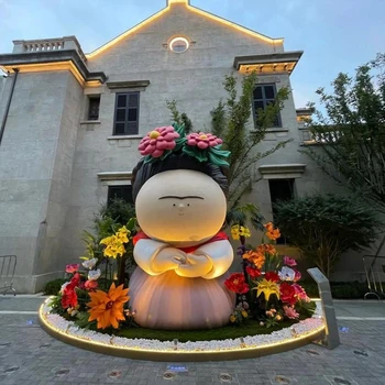 承德園林動(dòng)物雕塑,玻璃鋼卡通雕塑廠家