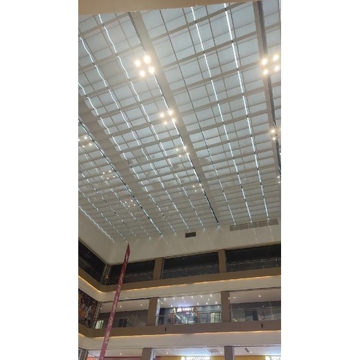 電動遮陽簾,陽光房頂電動遮陽布簾,遮陽天棚簾廠