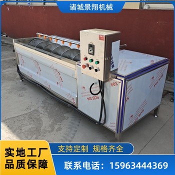 苧麻根去泥沙清洗機(jī)海鮮沖洗機(jī)芥菜毛輥清洗機(jī)