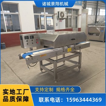 羊肉切条切片设备鲜肉水平切片机器鸡肉切片机流水线
