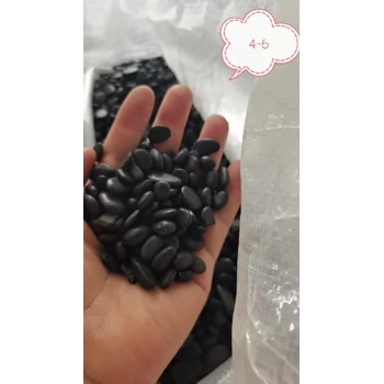 湖北潛江熊口鎮(zhèn)紅色黑色拋光鵝卵石