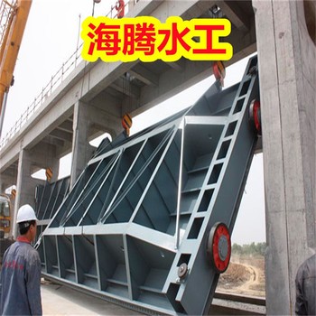 南昌鋼制閘門批發,景觀水庫液壓鋼壩翻板