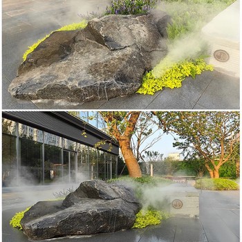 金華魚池造景中國黑景石設計安裝廠家