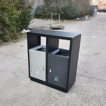 張家口三分類果皮箱廠家批發零售