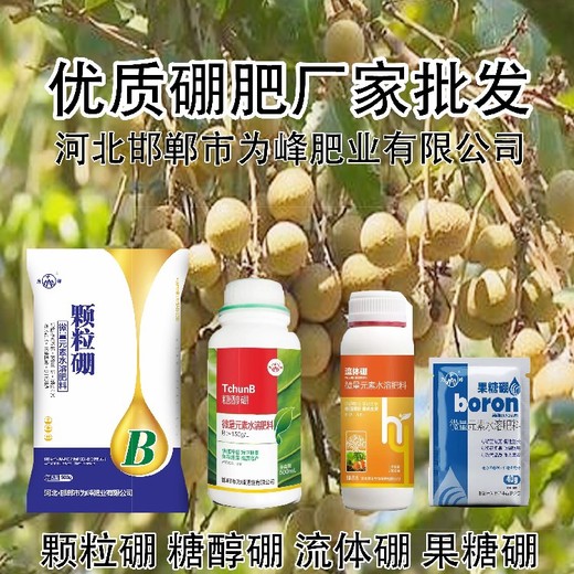 沖施為峰肥業(yè)硼肥什么牌子好,顆粒硼廠家