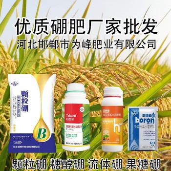 沖施高比重硼肥定做包裝,顆粒硼廠家