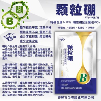 滴灌高純度硼肥產(chǎn)品定做,為峰肥業(yè)硼肥廠家批發(fā)