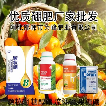 滴灌高純度硼肥產(chǎn)品定做,為峰肥業(yè)硼肥廠家批發(fā)
