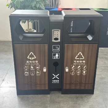 孟村三分類果皮箱廠家批發零售