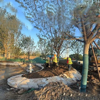 運城柏坡黃景觀石墻廠家,社區(qū)花園擋墻服務(wù)廠家