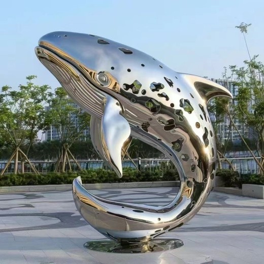 長沙不銹鋼動物雕塑,不銹鋼雕塑廣場動物擺件定制