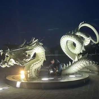 通化不銹鋼動(dòng)物雕塑,不銹鋼標(biāo)志性動(dòng)物景觀雕塑訂制