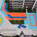 山海關(guān)水性聚合物彩色防滑路面多少錢(qián)一平,瀝青改色施工材料