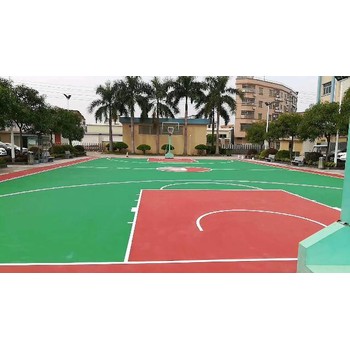 石景山室內外硅PU球場報價,羽毛球場-水性地面材料