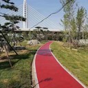 元氏水性聚合物彩色防滑路面報價,彩色防滑路面