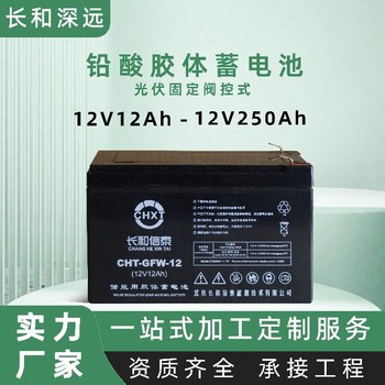 地災監測儲能膠體蓄電池12V100Ah