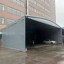 佛山電動雨棚-移動雨蓬-支持定制